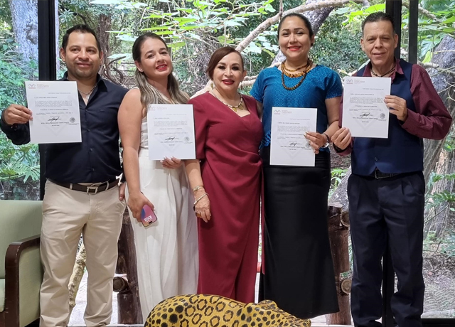 Titular de la SEMAHN entrega nombramientos a Jefes de las Unidades de Apoyo Administrativo, Planeación,  Asuntos Jurídicos y Fondo Estatal Ambiental