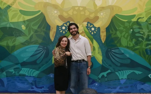 César Villa presenta el mural “La Biodiversidad”