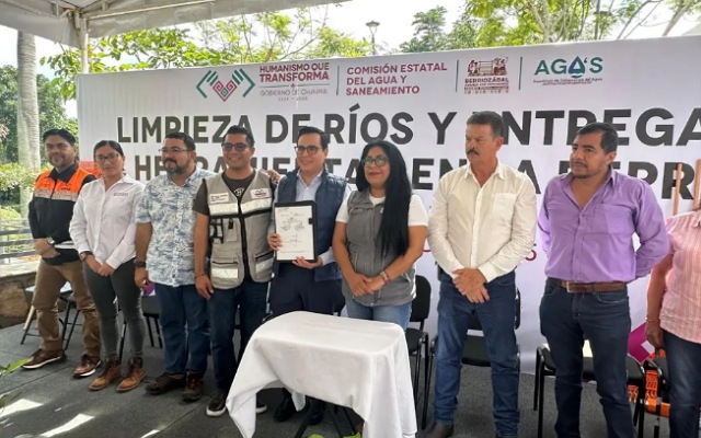 Limpieza de ríos en La Represa, AGA, Berriozábal